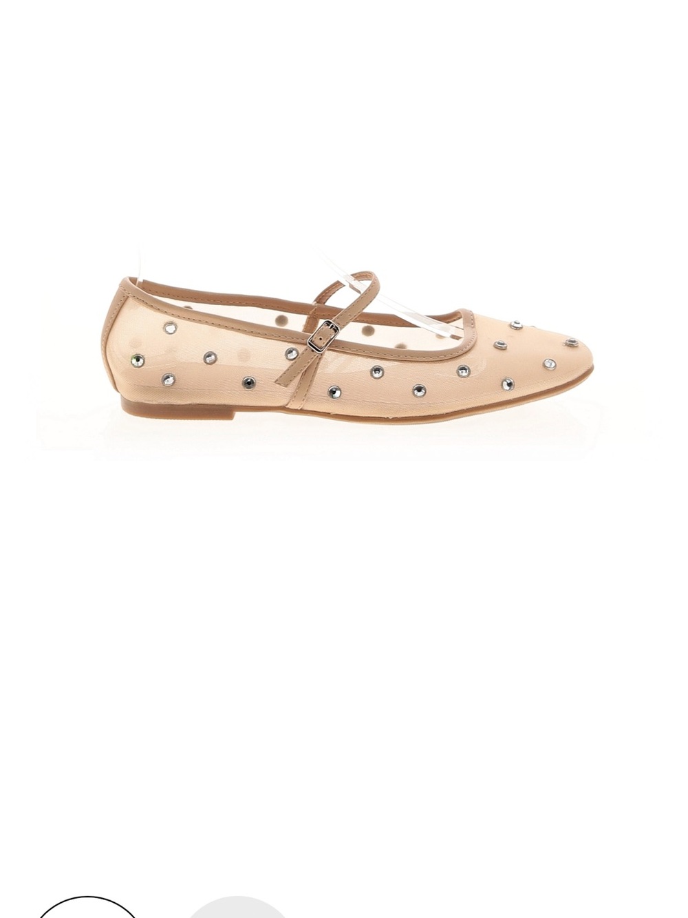 Wild Fable Nude Studded Mary Jane Flats - size 7